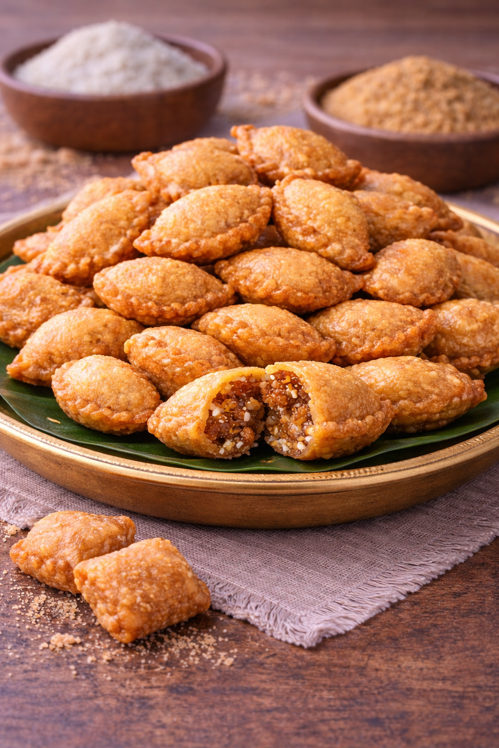 Kajjikayalu (Bellam & Kobbari)